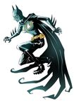  1girl batgirl batman_(series) belt bodysuit boots cape cassandra_cain dc_comics female highres mask petri solo 