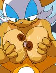  anthro areola bat big_breasts breast_grab breast_squeeze breasts canine dboy duo erect_nipples female fox green_eyes male mammal miles_prower nipples penis rouge_the_bat sega sonic_(series) straight titfuck uncut 