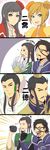  cao_cao da_qiao gaijin_4koma highres liu_bei long_image shin_sangoku_musou tall_image xiahou_dun xiao_qiao zhuge_liang 