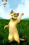  balloon cat feline looking_at_viewer mammal meowth nintendo pok&#233;mon pok&eacute;mon realistic solo vengefulspirits video_games 