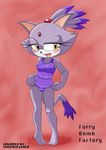  amber_eyes blaze_the_cat blush breasts camel_toe cat clothing feline female fur furry_bomb hair mammal nipples one-piece_swimsuit purple purple_body purple_clothing purple_fur purple_hair pussy sega solo sonic_(series) swimsuit tail tight_clothing unknown_artist 