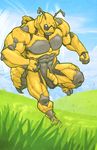  balls bee buzz insect ivan_(character) male muscles outside penis solo thewielder 