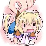  animal_ears blonde_hair cat_ears cat_tail chibi extra_ears hands hoshizuki_(seigetsu) kemonomimi_mode mizuhashi_parsee open_mouth puru-see scarf solo tail tears touhou trembling |_| 
