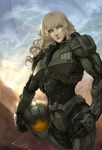  armor blonde_hair cal-141 cloud full_armor halo_(game) halo_legends headwear_removed helmet helmet_removed hips kuroi-tsuki lips md5_mismatch power_suit science_fiction signature solo spartan_(halo) wide_hips yellow_eyes 
