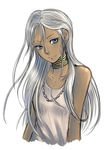  bracelet bust choker dark_skin el_shaddai jewelry lips long_hair nanna_(el_shaddai) upper_body 