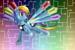  equine female feral friendship_is_magic fur hasbro machine mammal mechanical my_little_pony pegasus purple_eyes rainbow_dash_(mlp) robot solo sonozaki sonozaki-sharingon wings 