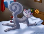  2002 all_fours anal anal_masturbation anal_penetration animaniacs bed bedroom double_penetration dynamite eyes_closed female graphite graphite_(artist) mammal masturbation nude penetration pillow pussy rodent slappy_squirrel solo squirrel vaginal vaginal_penetration 