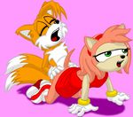  amy_rose lahsparkster sonic_team tagme tails 
