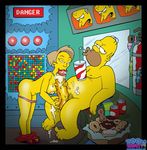  edna_krabappel homer_simpson tagme the_simpsons toon-party 