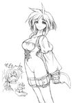  bodysuit breasts crotch final_fantasy final_fantasy_ix garnet_til_alexandros_xvii gloves highres long_hair monochrome zidane_tribal 