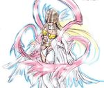  1girl angewomon digimon solo tagme 