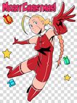  blue_eyes boots braid cammy_white checkered checkered_background christmas g-room_honten gift gloves long_hair red_gloves scar shiny solo star street_fighter thighhighs 