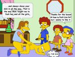  animated bart_simpson milhouse_van_houten nelson_muntz rod_flanders the_simpsons todd_flanders 