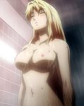  blonde_hair blush breasts bridget_l._satellizer eyes_closed fanservice freezing freezing_(series) highres long_hair nipples nude satellizer_el_bridget screencap shower shower_scene solo stitched 