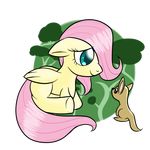  blue_eyes cub cute echowolf800 equine female feral fluttershy_(mlp) friendship_is_magic hair hasbro horse mammal my_little_pony pegasus pink_hair plain_background pony transparent_background tree wallaroo wings wood young 