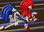  anal anal_penetration chest_tuft gay hedgehog knuckles_the_echidna male orgasm penetration penis precum sega sex sonic_(series) sonic_riders sonic_series sonic_the_hedgehog tail unknown_artist 