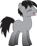  equine feral friendship_is_magic grey grey_body grey_hair grey_hoof_(mlp) hair hasbro horse male mammal my_little_pony plain_background pony smile solo story_of_the_blanks transparent_background trotsworth 
