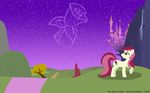  equine female feral friendship_is_magic hasbro horse mammal my_little_pony night nighttime pony rose_(mlp) solo stars unknown_artist 