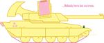  command_and_conquer english_text equine female fluttershy_(mlp) friendship_is_magic hasbro horse mammal mirage_tank my_little_pony plain_background red_alert solo tank text transparent_background tree westy543 wood 