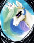  alicorn crown equine female feral friendship_is_magic hasbro horn horse karnella mammal my_little_pony pony princess_celestia_(mlp) purple_eyes solo tears tiara 