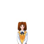  animated animated_gif brown_eyes brown_hair gif lowres melty_blood tsukihime what yumizuka_satsuki 