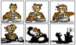  ! arthropod castle cooking feline flag insect jaguar janks jesie mammal plain_background stove white_background 