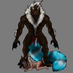  anthro blood breasts canine claws cum demon dog fallen female fluffy fluffy_tail forced male mammal mane monster neck_fur penis popcornkitten rape size_difference sweets tail wolf 