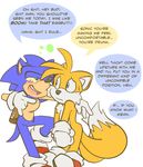  alcohol anthro beverage blue blue_body blue_eyes blush canine dialog dialogue drunk duo emerald-physics english_text eye_contact fox green_eyes half-closed_eyes hedgehog imminent_rape looking_at_each_other male mammal miles_prower multiple_tails sega sonic_(series) sonic_the_hedgehog tail text 