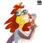  clothing dat_ass_(meme) doctor dr_hutchison eyewear female hair hook impressed looking meme reaction reaction_image red_hair rocko&#039;s_modern_life rocko's_modern_life solo sunglasses tvma 