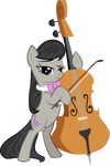  bow_(stringed_instrument) bow_tie cello cutie_mark equine female feral friendship_is_magic hasbro horse mammal music musical_instrument my_little_pony octavia_(mlp) plain_background pony solo spaceponies transparent_background 