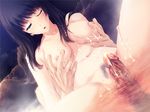  after_sex breast_grab breasts cum cum_on_body cum_on_breasts cum_on_legs cum_on_lower_body cum_on_stomach cum_on_upper_body ejaculation grabbing innocent_grey kuchiki_touko large_breasts mixed_bathing penis pubic_hair sugina_miki uncensored water 