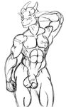  android balls cyborg dragon horn male muscles penis reptile scalie sketch solo talynn 