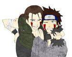  facial_mark grin inuzuka_hana inuzuka_kiba naruto siblings smile tashimo 