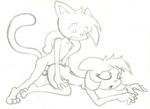  anthro ass_up breasts butt cat child doggy_posiition doggystyle feline female from_behind incest leo_(vg_cats) leos_mom_(vg_cats) male mammal monochrome mother nude parent penetration penis sex shostyle sketch son straight vaginal vaginal_penetration vg_cats webcomic young 