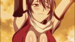  animated animated_gif breast_expansion breasts bursting_breasts huge_breasts lowres manyuu_hikenchou solo 