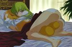  ass bed c.c. cheesy code_geass cuddle cuddling green_hair 