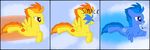  equine female fire friendship_is_magic hasbro horse ice my_little_pony pegasus poison_joke pony spitfire_(mlp) wings wonderbolts_(mlp) 