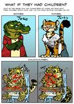  baby comic cute feline female humor humour hybrid jaguar janks jesie jesie_(character) male mammal meme reptile scalie young 