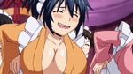  animated animated_gif breast_expansion breasts bursting_breasts eyebrows gif huge_breasts large_breasts lowres manyuu_chifusa manyuu_hikenchou nipples uncensored 