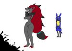  female humor humour koosh-ball lucario nintendo pok&#233;mon pok&eacute;mon popularity safe shock shocked silly standing steggy surprise surprised video_games zoroark 