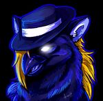  bird cool_colors gryphon hat hybrid looking_at_viewer portrait solo vengefulspirits 
