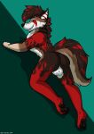 absurd_res balls butt canid canine furry genitals harikuran hi_res invalid_tag male mammal pinup pose