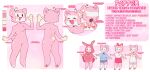 absurd_res anthro bear cricetid female hamster hi_res hybrid mammal model_sheet papper_face rodent solo