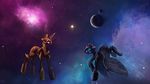  cool_colors cosmicunicorn equine feral friendship_is_magic hasbro horn iram magic mammal my_little_pony nebula pegasus planet royal_guard_(mlp) space space_suit spacesuit stars unicorn wings 