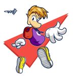 absurd_res clothing disembodied_foot disembodied_hand feet footwear gloves hair handwear hi_res male not_furry rayman rayman_(series) raypeople_(rayman) rotzedust shoes signature simple_background solo ubisoft