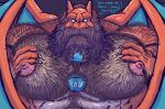 2024 ?! abs anthro arm_hair barazoku beard belly_hair big_beard big_mustache big_wings blue_penis blue_text blue_wings body_hair brown_beard brown_facial_hair brown_mustache charizard chest_hair claws daddyfication digital_drawing_(artwork) digital_media_(artwork) disembodied_penis dragon duo english_text eyebrows facial_hair generation_1_pokemon genitals hairy hairy_belly hairy_body hand_on_chest hand_on_own_chest hands_on_own_chest hi_res huge_wings looking_at_genitalia looking_at_partner&#039;s_genitalia looking_at_partner&#039;s_penis looking_at_penis male male/male mammal manly membrane_(anatomy) membranous_wings monotone_ears monotone_eyebrows monotone_face monotone_fingers monotone_hands monotone_nose motion_lines mustache nintendo nipples nostrills orange_body orange_ears orange_eyebrows orange_face orange_fingers orange_hands orange_nose orange_wings pecjob pecs penis penis_between_pecs penis_on_chest pink_nipples pokemon pokemon_(species) pokenerd8 question question_mark questioning scalie sex simple_background talking_to_another talking_to_partner talking_to_viewer text two_tone_wings white_claws wings ych_(character)