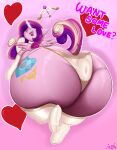 &lt;3 2024 absurd_res anus anus_outline big_anus big_butt butt clothing cutie_mark derpx1 digital_media_(artwork) english_text equid equine eyebrows eyelashes female friendship_is_magic half-closed_eyes hasbro hi_res horn huge_anus huge_butt hyper hyper_anus hyper_butt legwear looking_at_viewer looking_back mammal my_little_pony narrowed_eyes princess_cadance_(mlp) puffy_anus rear_view solo text winged_unicorn wings