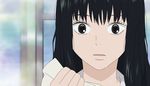  black_hair brown_eyes kimi_ni_todoke kuronuma_sawako vector wet 