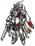  aegis_gundam artist_request beam_rifle energy_gun gundam gundam_seed mecha mobile_suit no_humans redesign robot science_fiction sketch v-fin weapon 