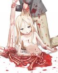  blood breasts character_request death dismemberment dreamrabbit guro intestines murder navel panties 